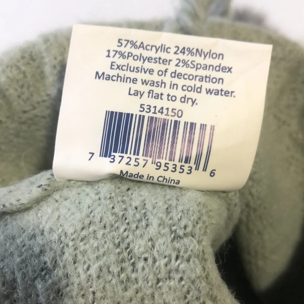 New Dog Beanie Pom Pom Winter Hat XL